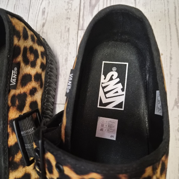 Vans CREEPER Leopard Print Mary Jane Shoes - Picture 11 of 12